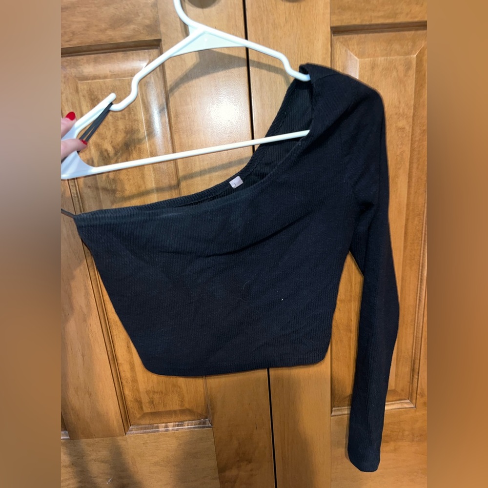 Garage One Shoulder Long Sleeve
